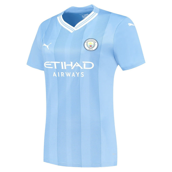 Camisa Feminina Manchester City I 23/24 Puma - Azul